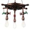Cwi Lighting Manor 3 Light Down Chandelier With Speckled copper Finish 9718P22-3-210-A - alternate 4